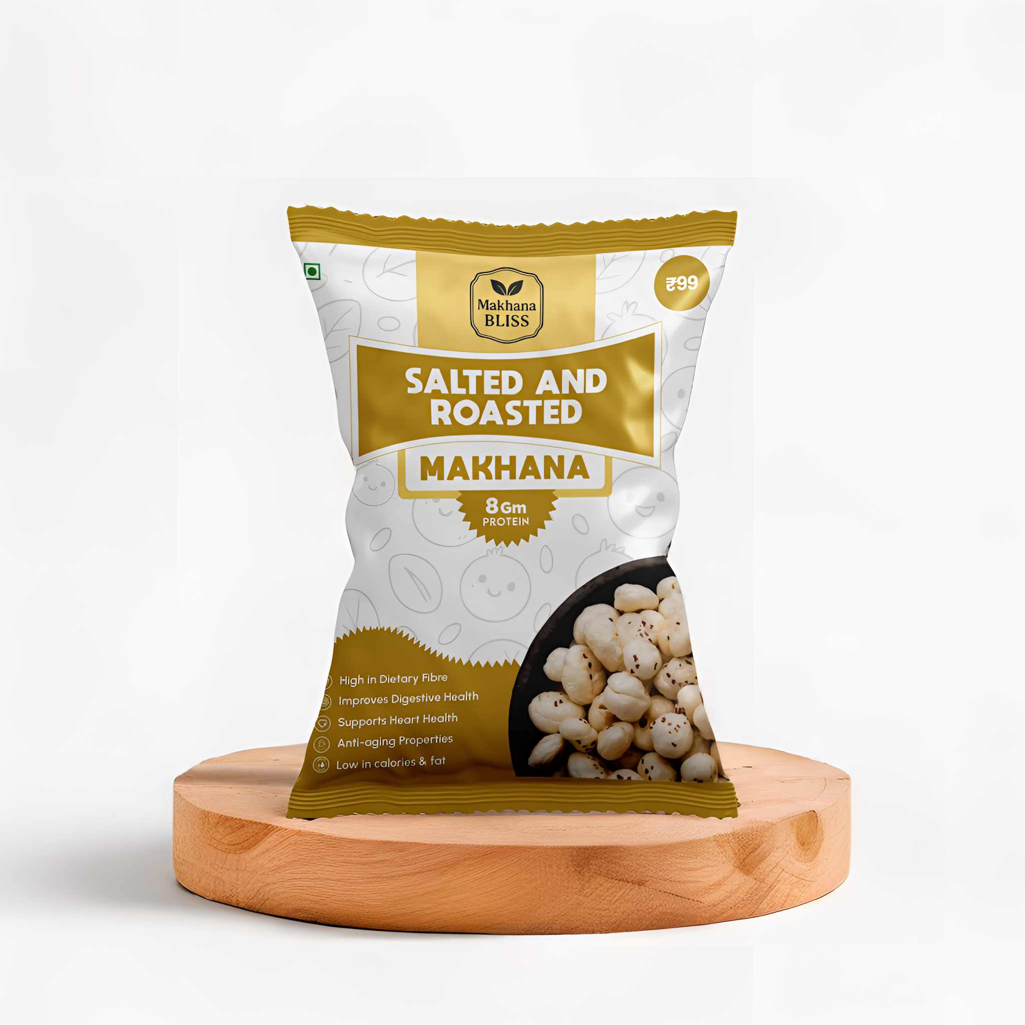 Salted & Roasted Makhana – Roasted Right. Salted Light.
